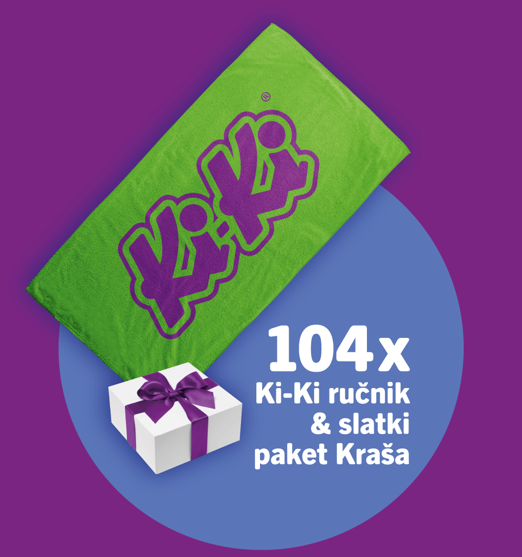 104x Ki-ki ručnik i slatki paket kraša